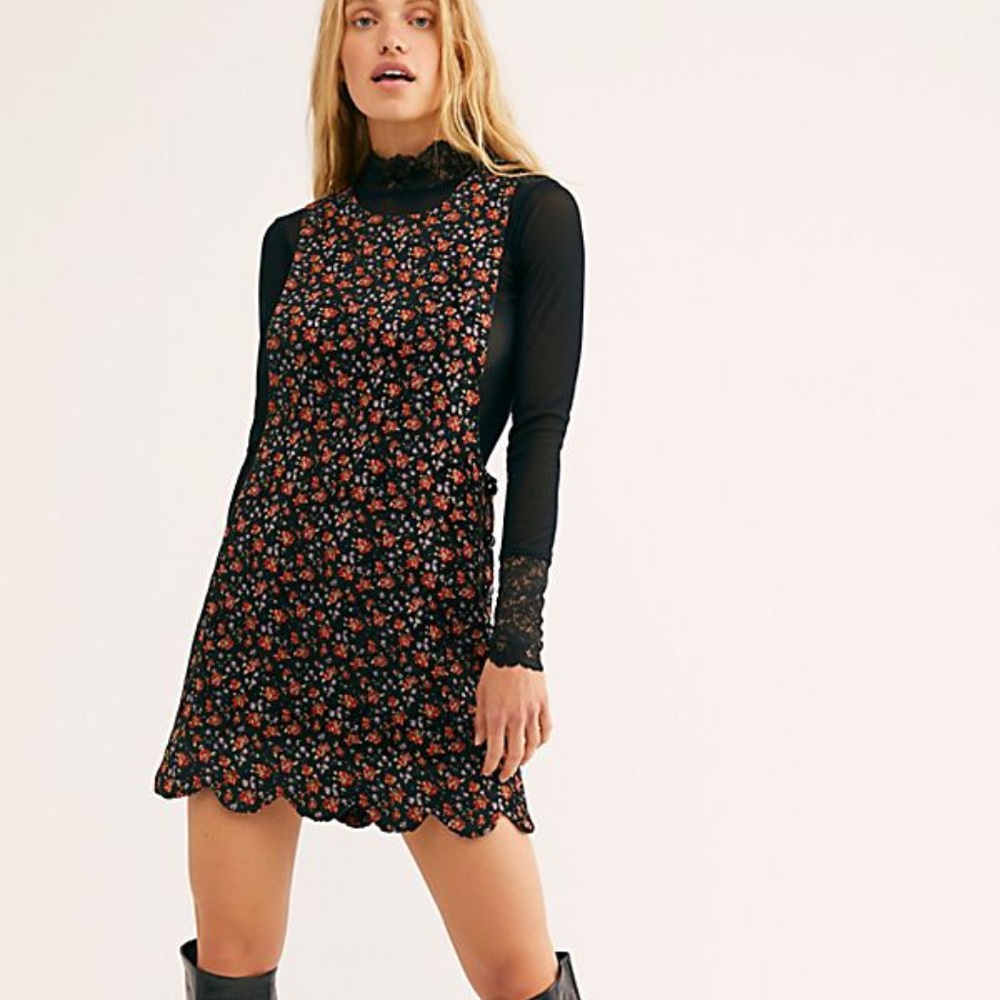 NWT Anna Sui Calico Jacquard Chenille Jumper Small